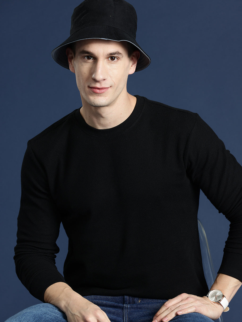Men Solid T-shirt