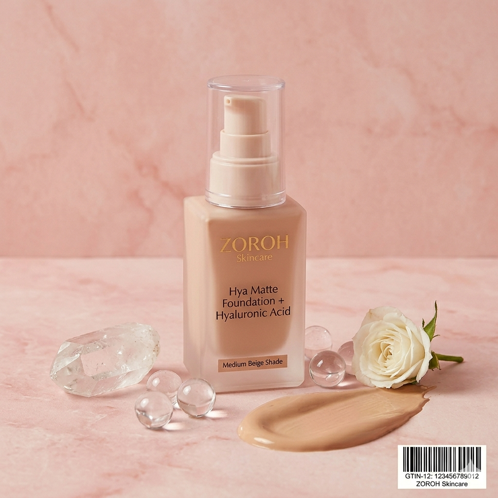 Hya Matte Foundation + Hyaluronic Acid