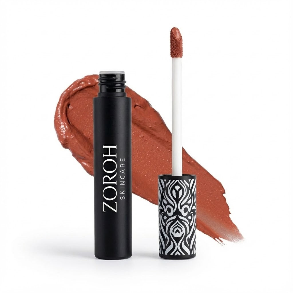 Lush-Matte Lip Crème (Nude Brown) Intense Hydration