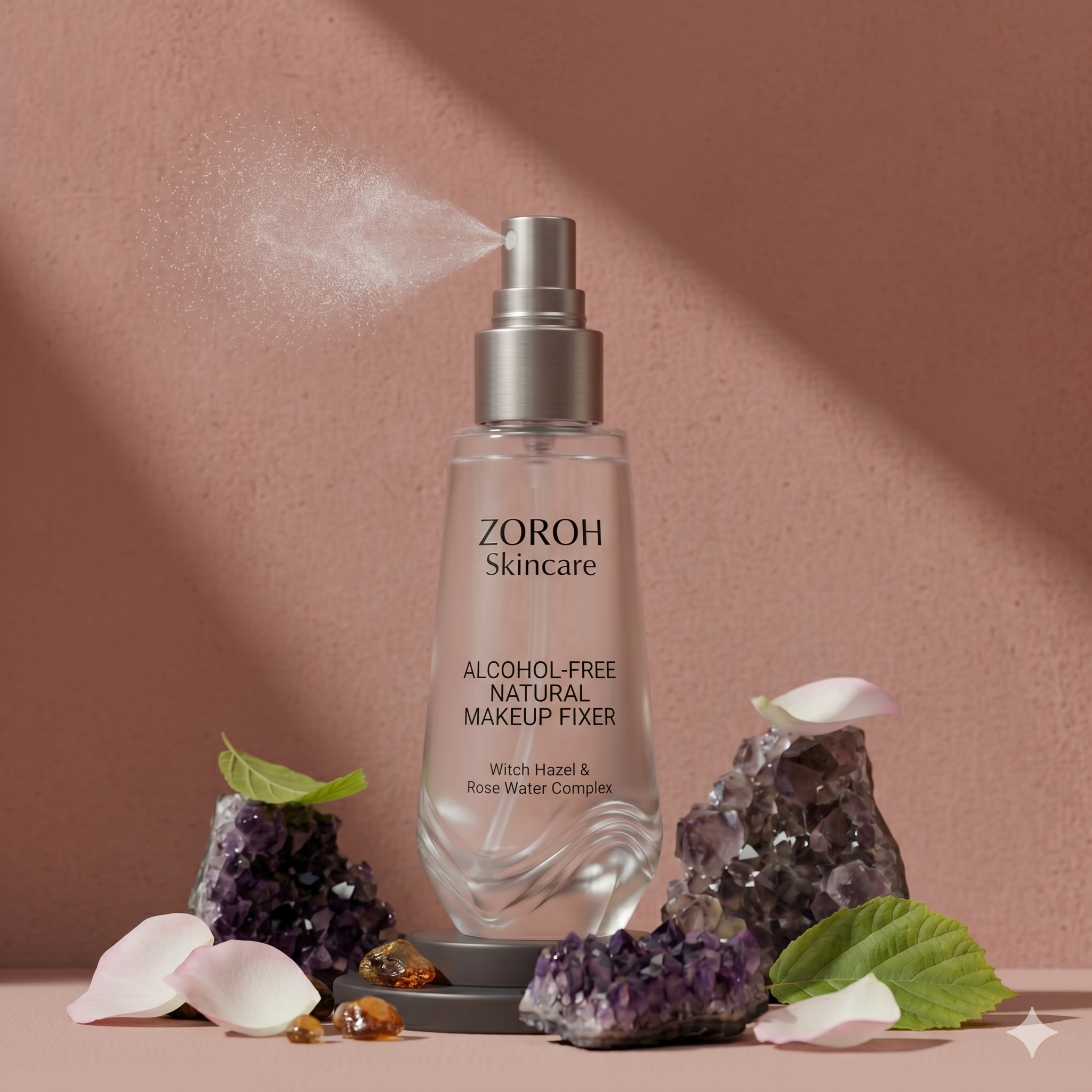 Alcohol-Free Natural Makeup Fixer