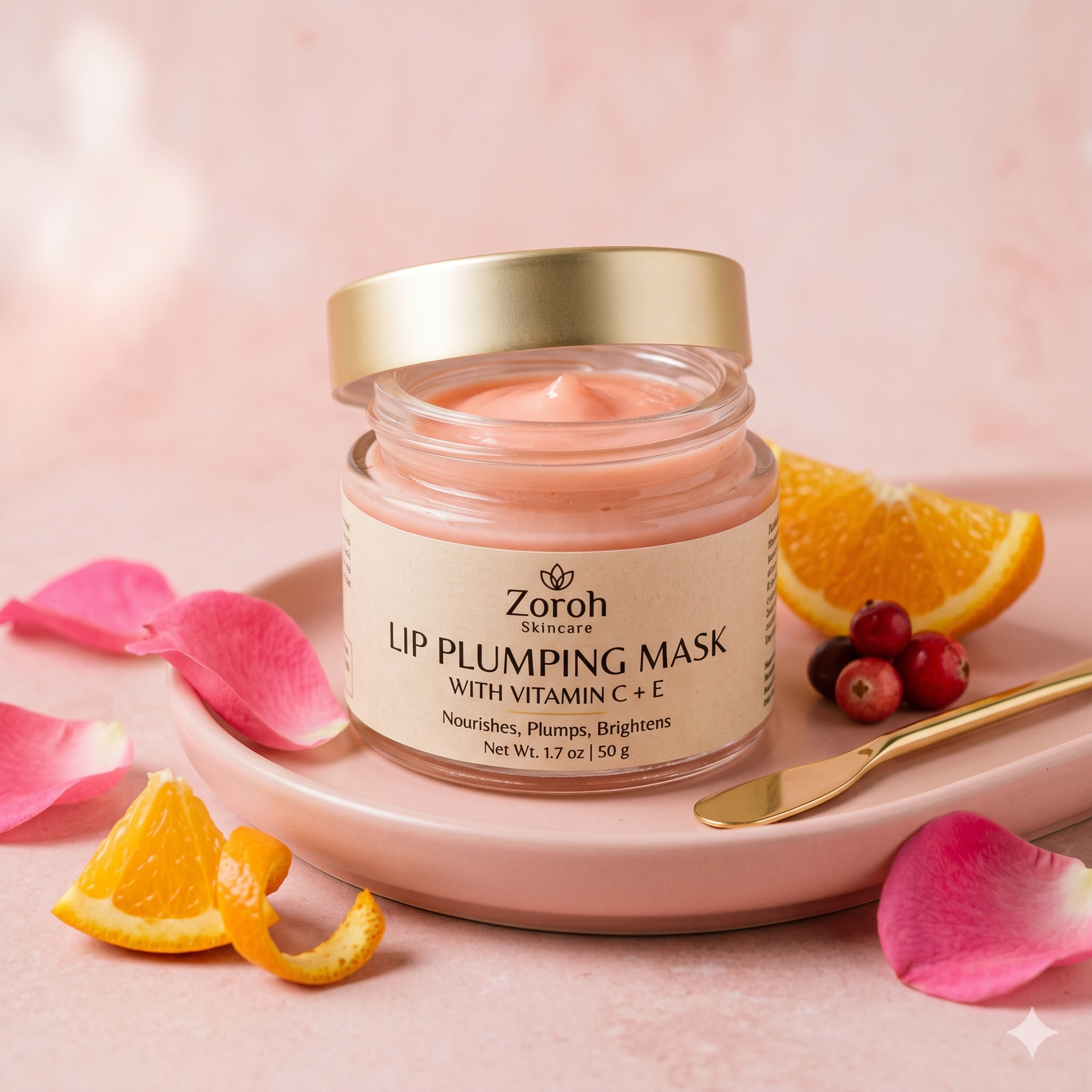 Lip Plumping Mask with Vitamin C + E